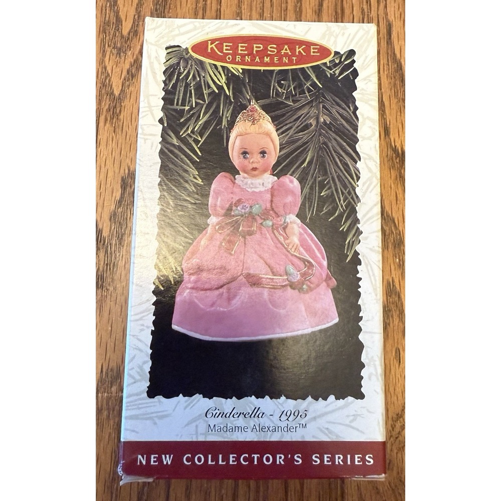 1996 Hallmark Keepsake Christmas Ornament Cinderella 1995 Madame Alexander